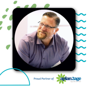 Photo of Aaron D Murphy, partner of APlan2Age, who specializes in inclusive housing
