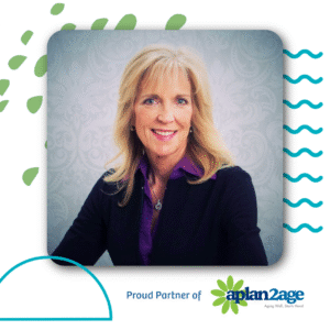 Photo of Jeannie Finnegan, partner of APlan2Age, who specializes in Senior Care Advisory