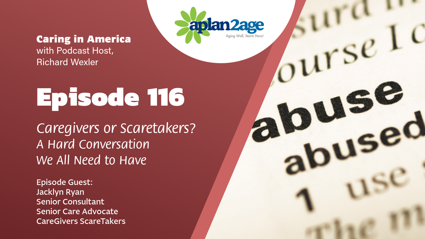 Cover of episode 116 highlighting elder abuse