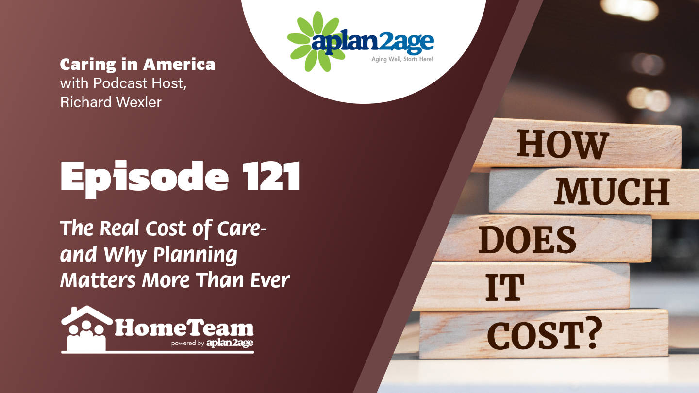 Cover of episode 121 with a photo of jenga blocks stacked that say "How much does it cost" on it
